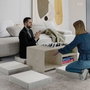 Hanah Home Gord - Travertine Juego de Mesa de Café